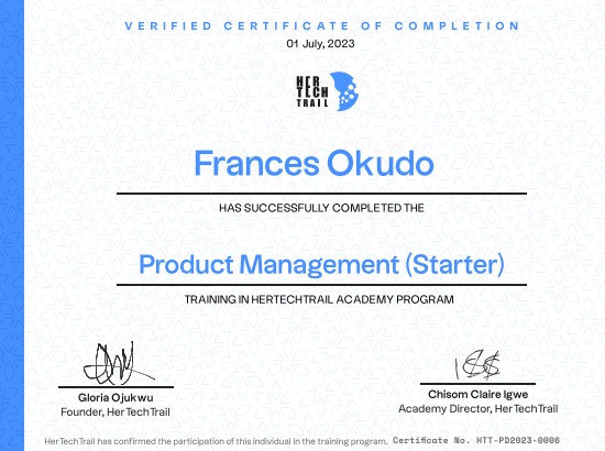 Product Management (Starter) certificate thumbnail